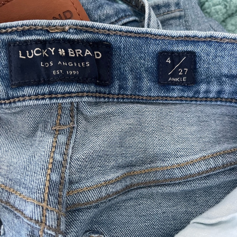 Lucky Brand Light Blue Skinny Jeans - Picture 3 of 7